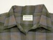 画像4: 60s KENTFIELD OMBRE SHADOW CHECK OPEN COLLAR SHIRT DEAD STOCK (4)