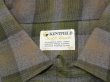 画像3: 60s KENTFIELD OMBRE SHADOW CHECK OPEN COLLAR SHIRT DEAD STOCK (3)