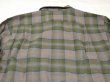 画像10: 60s KENTFIELD OMBRE SHADOW CHECK OPEN COLLAR SHIRT DEAD STOCK (10)