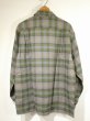 画像2: 60s KENTFIELD OMBRE SHADOW CHECK OPEN COLLAR SHIRT DEAD STOCK (2)