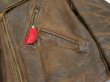 画像7: 40s SPORT TOGS ？PONY HORSE HIDE D STITCH LEATHER SPORTS JACKET (7)