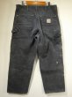 画像2: 90s Carhartt DOUBLE KNEE BLACK DUCK PAINTER WORK PANTS MADE IN USA？ (2)