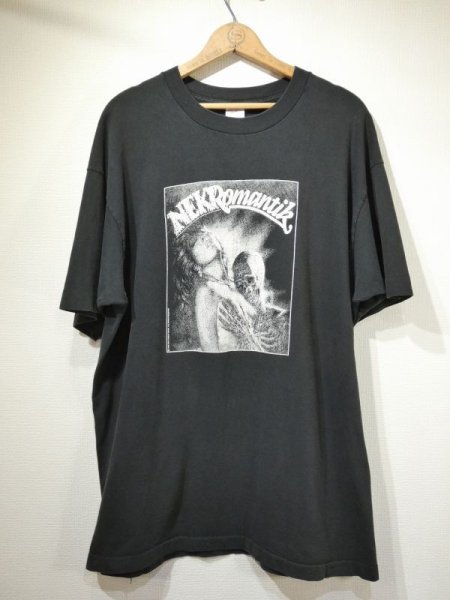 画像1: 90s FRUIT OF THE LOOM NEKRomantik HORROR MOVIE T-SHIRT  (1)