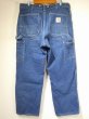 画像2: 80s Carhartt DOUBLE KNEE DENIM PAINTER WORK PANTS MADE INUSA (2)