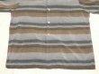 画像6: 50s Westward-Ho！by gilmar HORIZONTAL STRIPES BORDER OPEN COLLAR BOX SHIRT (6)