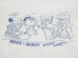 画像11: 70s 80s Hanes Paramount MORK & MINDY BOTH SIDE PRINT T-SHIRT MADE IN USA (11)