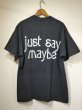 画像2: 90s giant by TeeJays Smashing Pumpkins JUST SAY MAYBE T-SHIRT (2)