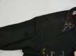 画像7: 50s Regent BLACK PLAIN SOLID LOOP COLLAR RAYON GABARDINE SHIRT with EMBROIDERED (7)