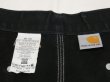 画像6: 00s Carhartt DOUBLE KNEE BLACK DUCK PAINTER WORK PANTS MADE IN USA (6)