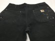 画像10: 00s Carhartt DOUBLE KNEE BLACK DUCK PAINTER WORK PANTS MADE IN USA (10)