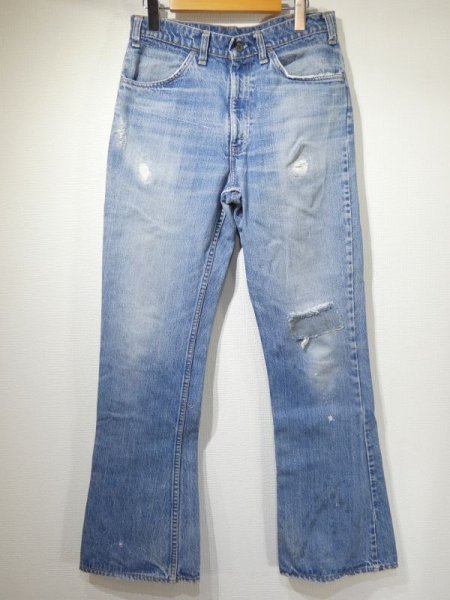 画像1: 70s '76 Levi's 646 DENIM PANTS BELL BOTTOM  (1)