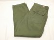 画像3: 70s '75 US ARMY OG-107 UTILITY BAKER PANTS  (3)