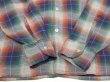 画像7: 70s ARROW CHEVELLA OMBRE SHADOW PLAID CHECK RAYON BOX SHIRT (7)