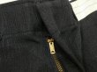 画像6: 60s RED KAP BLACK WHIPCORD WORK TROUSERS PANTS DEAD STOCK (6)