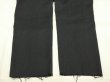 画像8: 60s RED KAP BLACK WHIPCORD WORK TROUSERS PANTS DEAD STOCK (8)