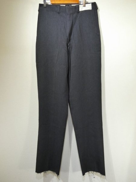 画像1: 60s RED KAP BLACK WHIPCORD WORK TROUSERS PANTS DEAD STOCK (1)