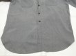 画像8: 40s 50s Rail Chief SALT&PAPER BLACK CHAMBRAY SHIRT (8)