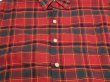 画像6: 60s ROYAL KNIGHT PLAID OPEN COLLAR SHIRT (6)