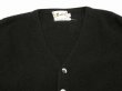 画像4: 60s Barclay BLACK ALPACA WOOL CARDIGAN (4)