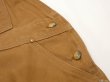 画像7: 70s Carhartt DOUBLE KNEE BROWN DUCK OVERALL DEAD STOCK ONE WASH 42×32 (7)