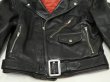 画像7: 50s PENNEY'S HORSE HIDE DOUBLE (W) RIDERS JACKET (7)