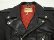 画像5: 50s PENNEY'S HORSE HIDE DOUBLE (W) RIDERS JACKET (5)