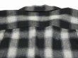 画像15: 60s 70s Cascade OMBRE SHADOW PLAID OPEN COLLAR WOOL SHIRT (15)