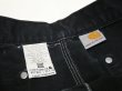 画像5: 10s Carhartt DOUBLE KNEE BLACK DUCK PAINTER WORK PANTS MADE IN USA (5)