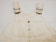 画像3: 70s Lee OFF WHITE DUCK DOUBLE KNEE OVERALL with APRON (3)