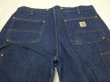 画像9: 00s Carhartt DOUBLE KNEE DENIM PAINTER WORK PANTS  (9)