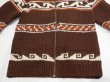 画像5: 60s UNKNOWN TRIBAL NATIVE BORDER PATTERN COWICHAN SWEATER (5)