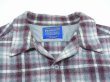 画像4: 90s Pendleton OMBRE SHADOW CHECK WOOL BOX SHIRT MADE IN USA (4)