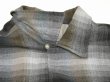 画像5: 60s ARROW CHEVELLA OMBRE SHADOW CHECK RAYON OPEN COLLAR BOX SHIRT L (5)