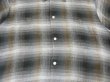 画像6: 60s ARROW CHEVELLA OMBRE SHADOW CHECK RAYON OPEN COLLAR BOX SHIRT L (6)