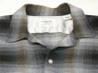 画像4: 60s ARROW CHEVELLA OMBRE SHADOW CHECK RAYON OPEN COLLAR BOX SHIRT L (4)