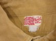 画像3: 20s 1920s THE Homel BEAR CAT COTTON WORK SHIRT with CHIN STRAP (3)