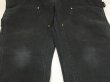 画像8: 10s Carhartt DOUBLE KNEE BLACK DUCK WORK PANTS MADE IN USA (8)