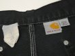 画像7: 10s Carhartt DOUBLE KNEE BLACK DUCK WORK PANTS MADE IN USA (7)