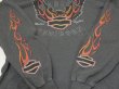 画像8: 00s Hanes HARLEY DAVIDSON FLAME FULL PRINT LONG SLEEVE L/S T-SHIRT MADE IN USA (8)