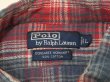 画像3: 90s Polo Ralph Lauren DUNGAREE WORK SHIRT COTTON FLANNEL L/S SHIRT  (3)