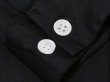 画像10: 50s CREIGHTON Sportswear BLACK PLAIN SOLID LOOP COLLAR RAYON SHIRT with EMBROIDED (10)