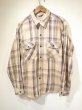 画像1: 70s 80s FIVE BROTHER HEAVY FLANNEL SHIRT MADE IN USA (1)