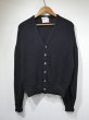 画像1: 60s Barclay BLACK ALPACA WOOL CARDIGAN (1)