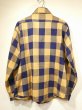 画像2: 60s 70s UNKNOWN （5Brother） BLOCK CHECK WORK SHIRT (2)