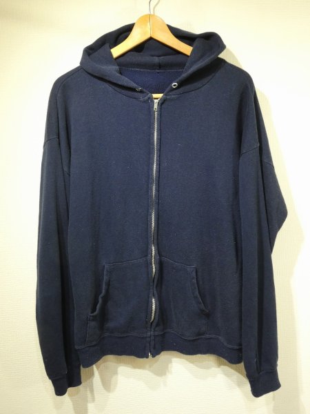 画像1: 70s UNKNOWN FULL ZIP SWEAT PARKA HOODIE (1)