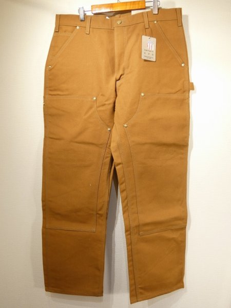 画像1: DEAD STOCK 10s Carhartt DOUBLE KNEE BROWN DUCK PAINTER WORK PANTS MADE IN USA (1)