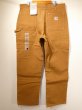 画像2: DEAD STOCK 10s Carhartt DOUBLE KNEE BROWN DUCK PAINTER WORK PANTS MADE IN USA (2)