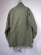 画像2: 60s US ARMY M-65 COTTON SATEEN OG-107 FIELD JACKET 1ST TYPE with AIRBORNE PATCH (2)