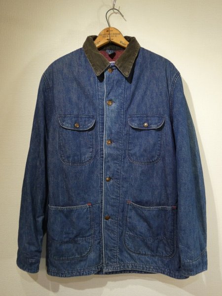 画像1: 50s PENNEY'S BIG MAC DENIM CHORE JACKET COVERALL with BLANKET LINER (1)