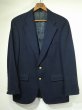 画像1: 80s Nordstrom Chaps by Ralph Lauren NAVY WOOL BLAZER (1)